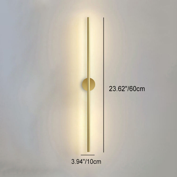 Applique murale LED en forme de bois, lumière moderne et luxueuse, longue bande en aluminium, lampe 