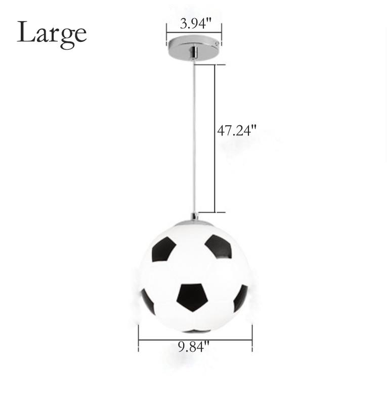 Moderne minimalistische kreative Football 1-Licht-Pendelleuchte 