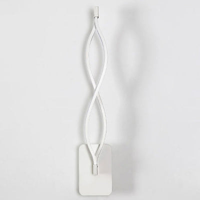 Modern Minimalist Aluminum Wave Shape LED Wall Sconce Lamp