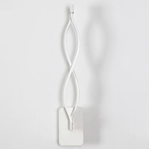 Moderna Minimalista Lámpara Aplique de Pared LED con Forma de Onda de Aluminio 