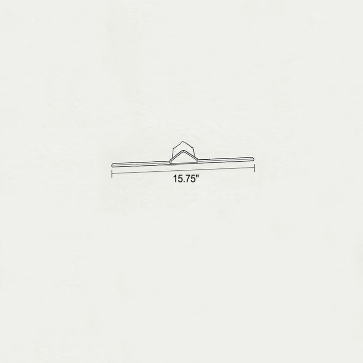 Moderne minimalistische lange geometrische Vanity Light LED-Wandleuchte 