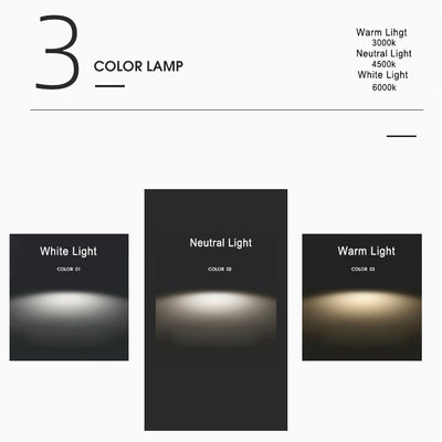 Lumière de plafond LED à montage affleurant en aluminium industriel avec ligne géométrique créative 