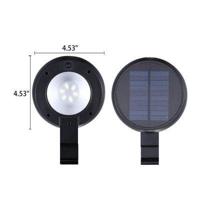 Einfache runde Solar-Outdoor-Wasserdichte Wandleuchte 