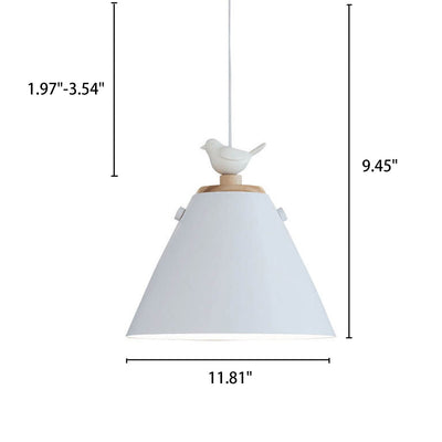 Nordischer Aluminium-Vogel-Dekorationsring 1-Licht-Pendelleuchte 