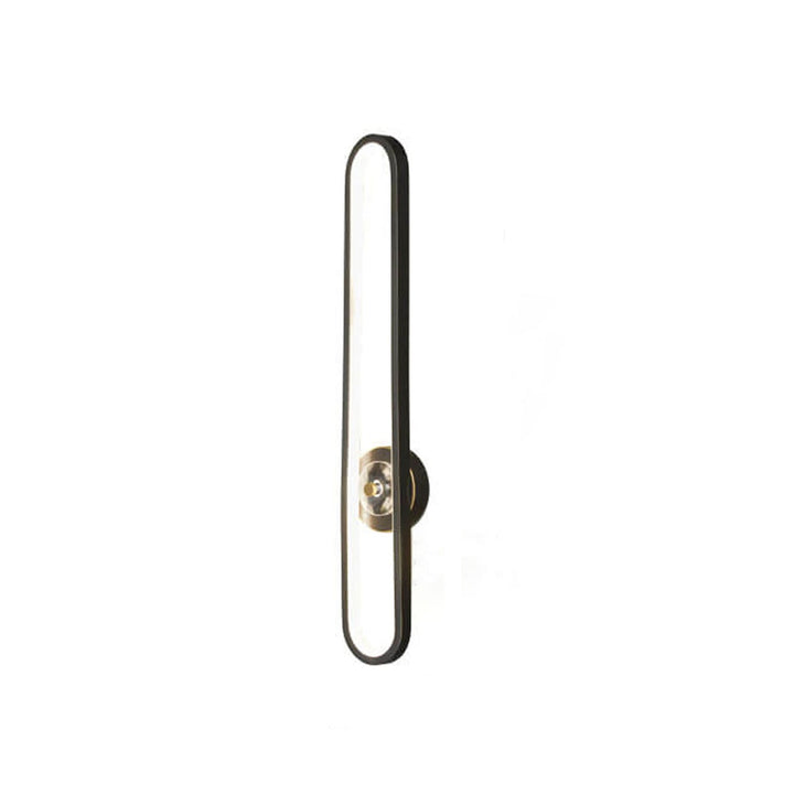 Lampe murale LED Nordic Light Luxury en laiton massif avec long anneau 