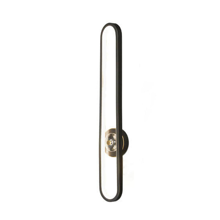 Lampe murale LED Nordic Light Luxury en laiton massif avec long anneau 
