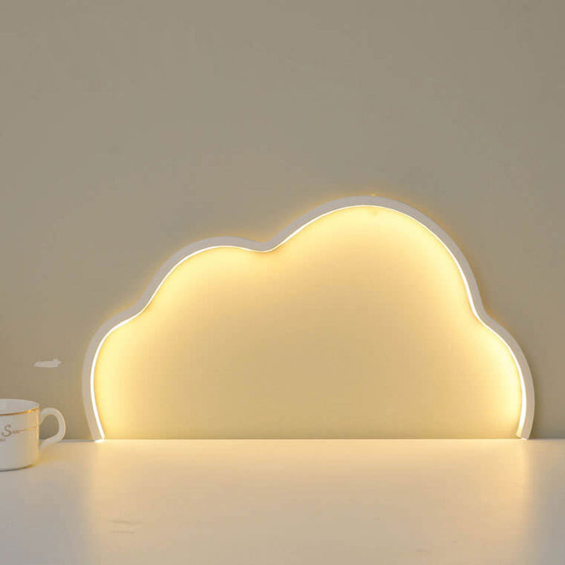 Nordic Cartoon Bär Wolken USB Nachtlicht LED Wandleuchte Lampe