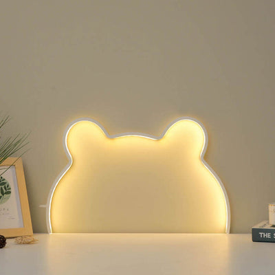 Nordic Cartoon Bear Clouds USB Night Light LED Wall Sconce Lamp
