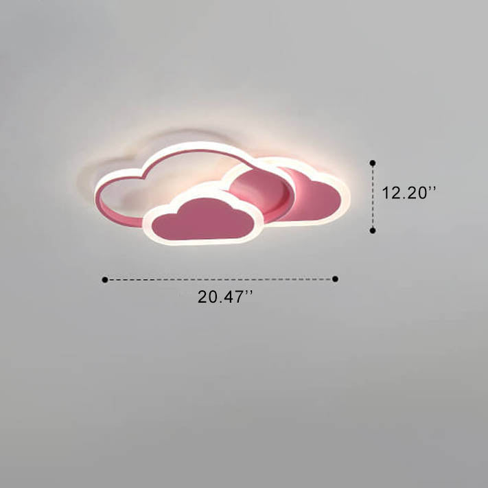 Plafonnier LED en aluminium Creative Color Cloud 