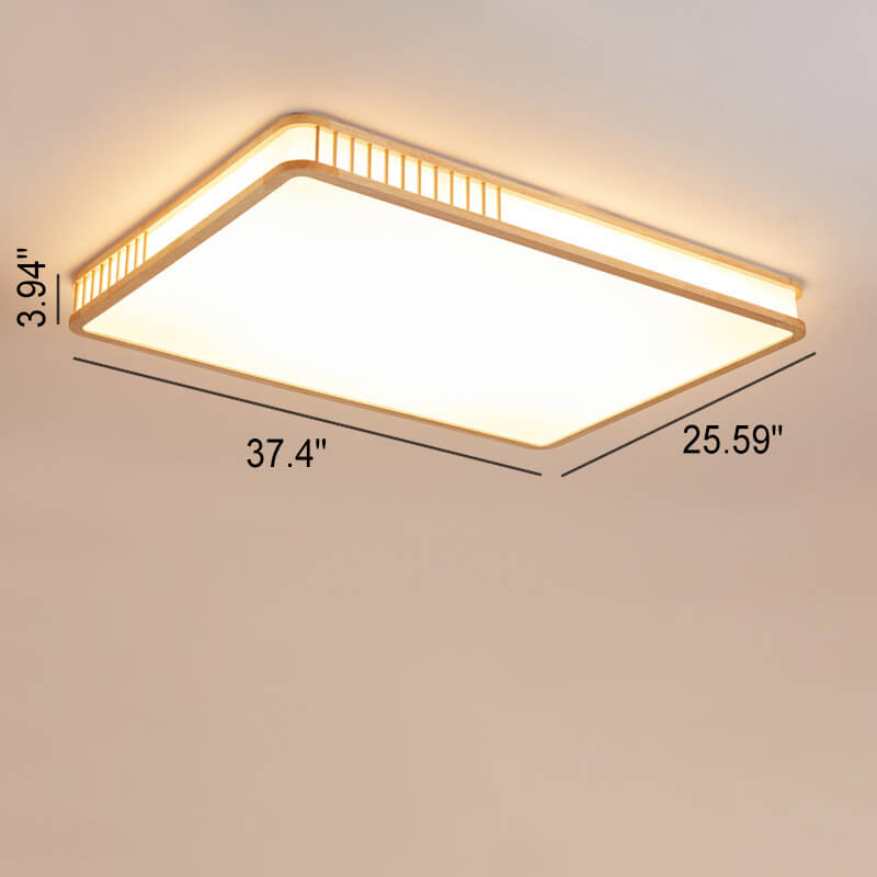 ضوء سقف LED مربع بتصميم ياباني بسيط 