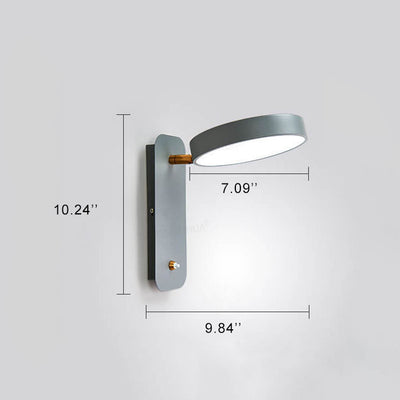 Nordic Macaron 1-Light Rotatable Wall Sconce Lamps