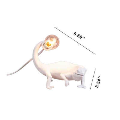 Creative Resin Chameleon 1-Light Table Lamps