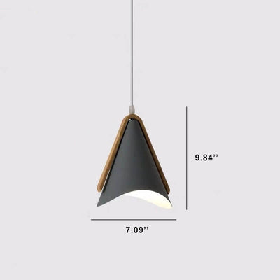 Nordic Simple Cone 1-Light Pendant Light