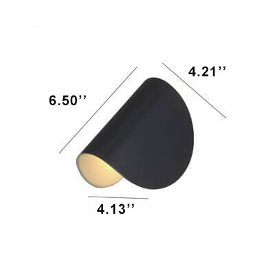Simplicity Bend Metal 1-Light Wall Sconce Lamp