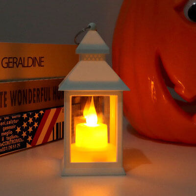 Halloween Horror Flame Lantern LED Table Hanging Decorations Lamp