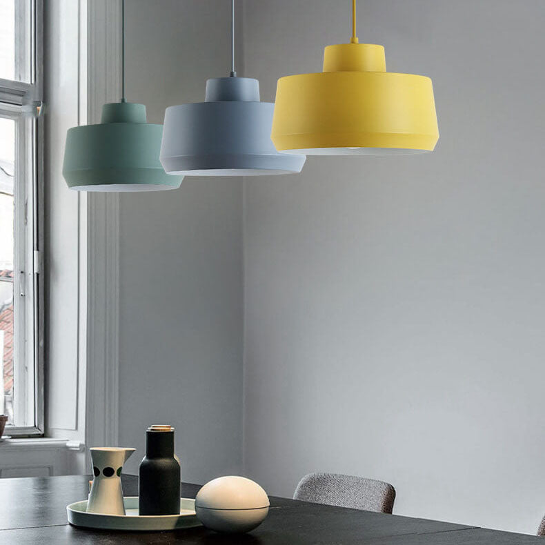 Macaron Candy Jar 1-Light Aluminum Pendant Light