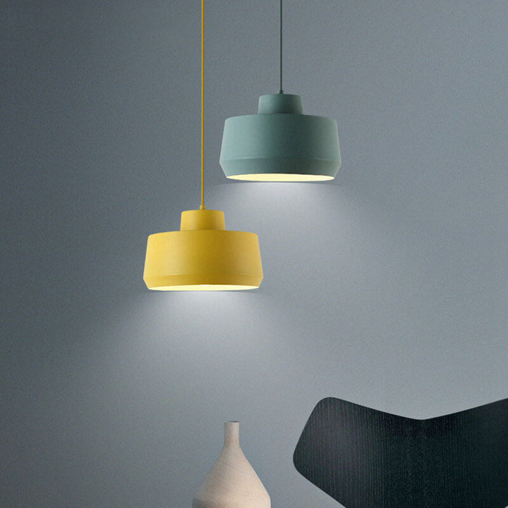 Macaron Candy Jar 1-Light Aluminum Pendant Light