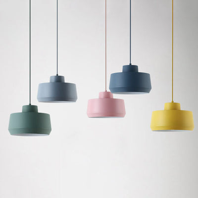 Macaron Candy Jar 1-Light Aluminum Pendant Light